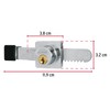 Hermex CV-10, Cerradura para vitrina, modelo 10, cilindro de latón