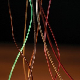Hareline Midge Size Hollow Tubing (Yellow)