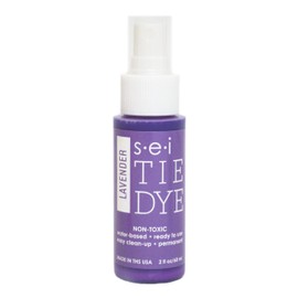 S.E.I. Lavender Tie Dye Spray Bottle: 2oz. Non Toxic Fabric Dye Spray, DIY Permanent Clothing Dye, One Step, Ready to Use Tie Dye Supplies
