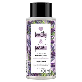 Love Beauty & Planet Argan Oil and Lavender, Smooth and Serene Conditioner, 400 ml/13.5 oz