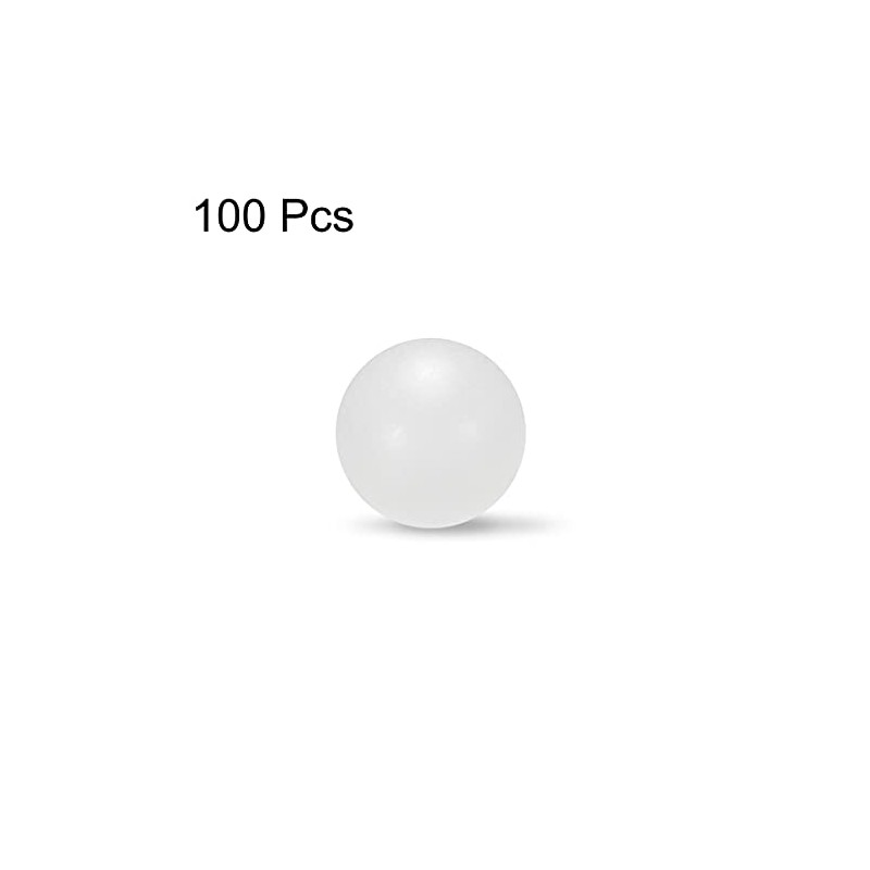 sourcing map 5 pieces PP solid plastic ball bearing ball