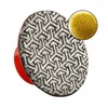 LOZLIN 4PCS 2Inch (50mm) Diamond Polishing Pads - 5/8-11 Arbor