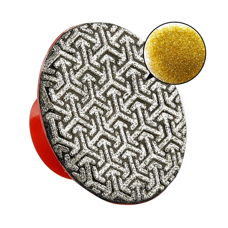 LOZLIN 4PCS 2Inch (50mm) Diamond Polishing Pads - 5/8-11 Arbor