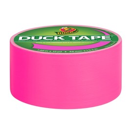 Duck Tape Colored Duct Tape, 1-7/8 Inches x 15 Yards, Neon Pink