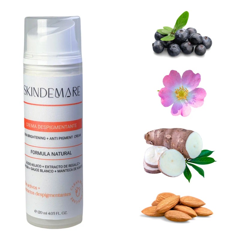 Crema Despigmentante Para Manchas, Melasma, Acné Y Paño Skid
