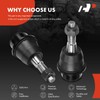 A-Premium 2 x Front Lower Ball Joints, Compatible with Ram