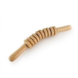 Curved Wood Therapy Roller | Curved Roller | Made from Pine and Lotus Wood | Designed by Wood Therapy Spain