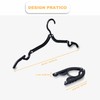9 Foldable Travel Hangers, Stylish and Durable Plastic Hangers Space