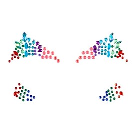 PaintLab Eye Gems, Ethereal, Stick-on Face Jewels for Beginners, Kids, Teens, and Women