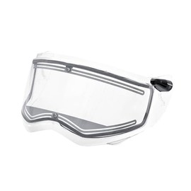 Polaris Double Lens Electric Shield for Modular Adult Helmet, For ATV, UTV, Side by Side Riding, DOT Approved, Clear, 2861235