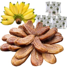 Organic Sun Dried Bananas Value Pack - Dried Fruit Individual Packs - Soft and Chewy - No Sugar Added - No Preservatives - Unsulfured Natural Snacks - 21 OZ
