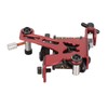 10 Wraps Coil Tattoo Machine Iron Frame Red Hollow Butterfly