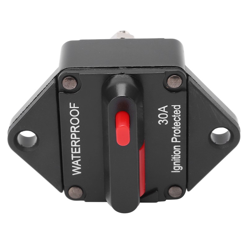 DC 32V Circuit Breaker with Switch Manual Reset Waterproof for