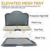 Dog Pee Pad Holder Tray with Detachable High Wall, 23.5”