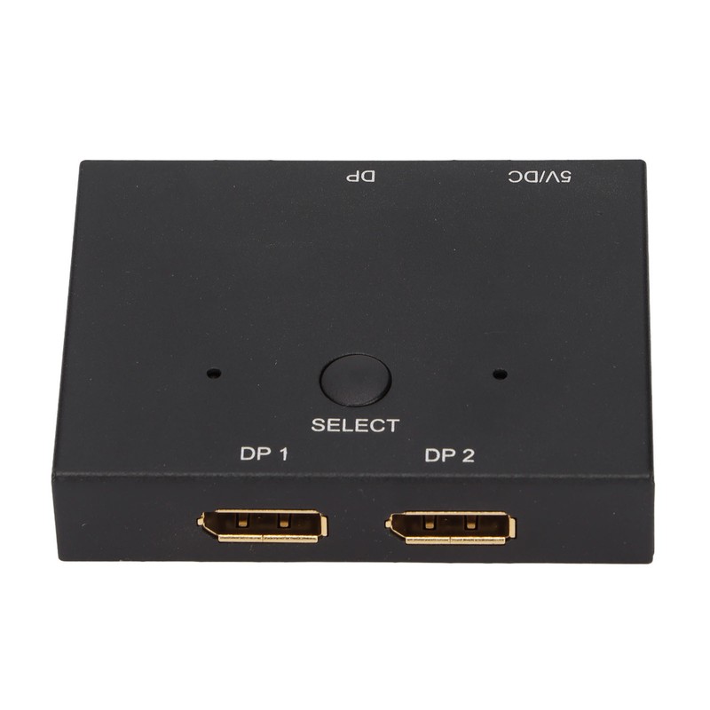 Displayport Splitter Bidirectional DP Switch Aluminium Alloy Displayport Switcher 8K