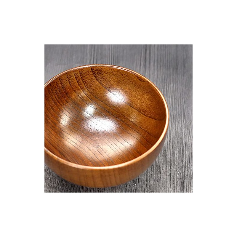 Wooden Bowl, Metropolitan Soup Bowl, Set of 5 Guests