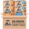 Quaker Protein Granola Bars, 2 Flavor Variety Pack, 10g Protein,
