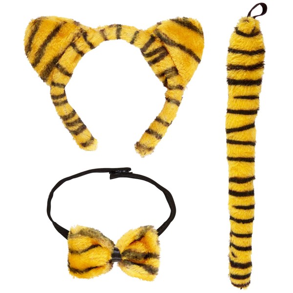 Tiger Dress Up Set Accessory for Animal Jungle Farm Fancy