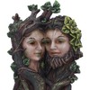 Nemesis Now Entwined Two Faces Ornament, Resin, Multicolour, 18.8cm