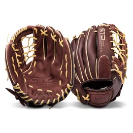 Franklin Sports Baseball Gloves - RTP Pro Baseball Fielding Glove - Infield/Pitcher Glove - 12", Brown