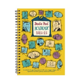 The Dodo Pad Academic A5 Diary 2024-2025 - Mid Year / Academic Year Week to View Diary: A combined doodle-memo-engagement-calendar-organiser-planner for students, parents, teachers & scholars