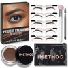 iMethod Eyebrow Stamp and Eyebrow Stencil Set - Eyebrow Stamp