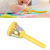 Kids Hand Bell Children Grip Training Plastic Hand Percussion Bell