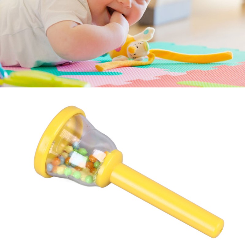 Kids Hand Bell Children Grip Training Plastic Hand Percussion Bell