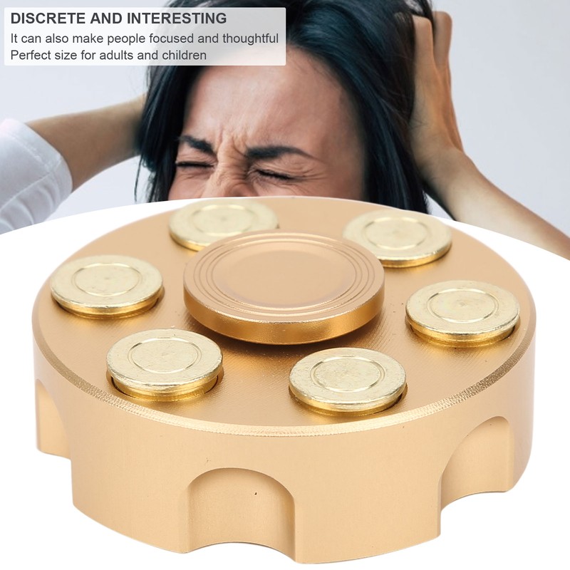 Mini Spinner Pure Copper Detachable with Rotating Bullets Stress Relieving