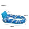 Inflatable Pool Lounger for Adults – Cooling Mesh Floating Chair