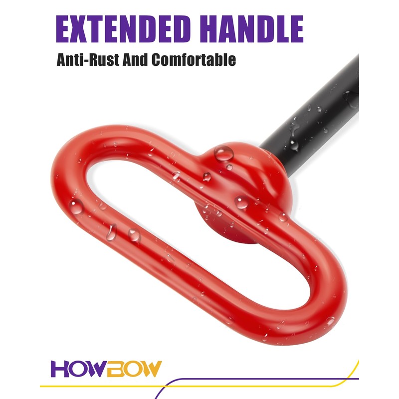 HOWBOW Zero Turn Mower Trailer Tow Hitch Kit, 1/4" Heavy