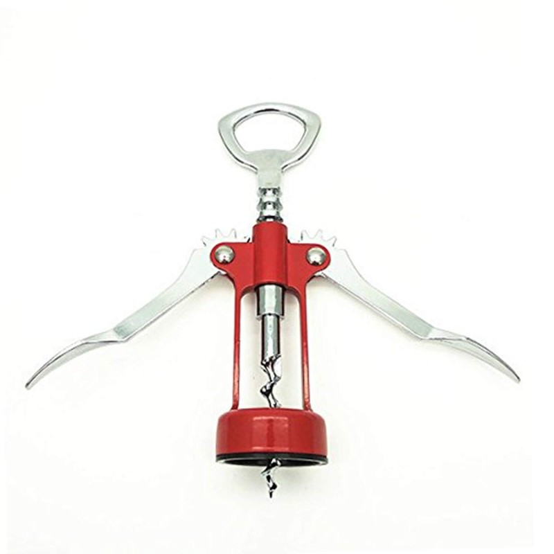 XMHF Italianism Wing Corkscrew Wine Opener, Rubber-touch Finish For Non-slip,