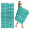 FEBE Beach Towel Bath Towel Green Cotton 180 x 80