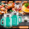 Turquoise Salt and Pepper Shakers Set - Teal Kitchen Decor