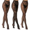 EVERSWE High Waist Fishnet Tights, Thigh High Suspender Stockings (AST3P-A,