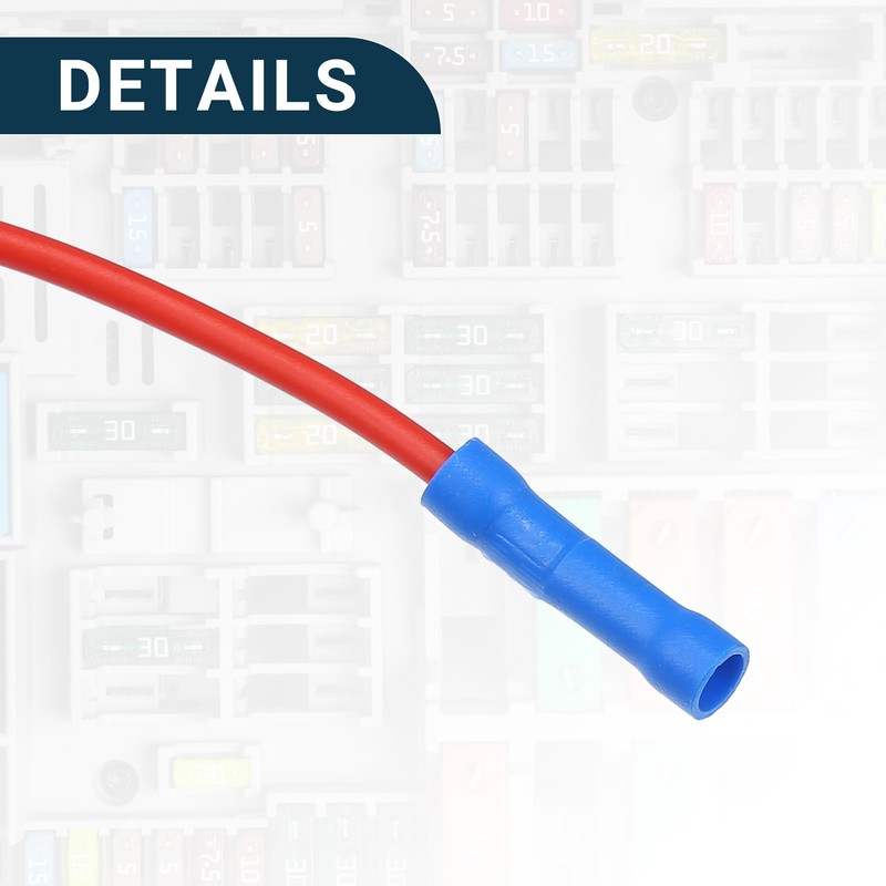 X AUTOHAUX Low Profile 2 Blade Style Fuse Holder Tap