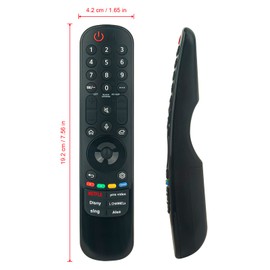 PERFASCIN MR23GA,AKB76043102 Replace Voice Remote Control Applicable for 2023 LG TVS QNED OLED Series AKB76043202 MR23GN 70UR8000AUB 70UR8050AUA 75QNED75ARA 75QNED75URA 75QNED80ARA