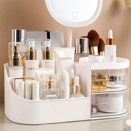 (modoo) Multi-purpose cosmetic organizer, drawer type, white cosmetic organizer, cosmetic organizer / (modoo) 다용도 화장품 정리대 서랍형 화이트 화장품정리대 화장품정리