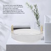 Round Storage Tray 360 Degree Rotating Waterproof Clear Desktop Organizer