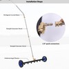 2-in-1 Pressure Washer Undercarriage Cleaner Water Broom, 24" Surface Cleaner