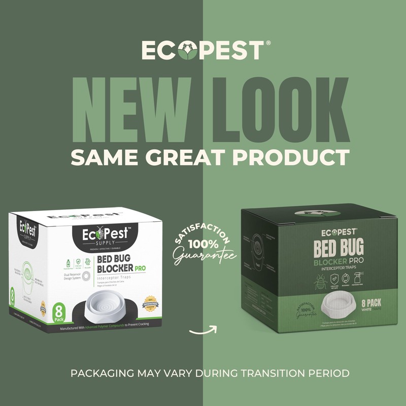 Bed Bug Interceptors – 8 Pack | Bed Bug Blocker