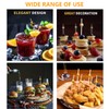 200 Pcs Cocktail Picks,4.7 Inch Fancy Toothpicks,Disco Ball Decorative Toothpicks