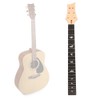 Guitar Neck 22 Frets Solid Wood Blackwood Fingerboard for Electric