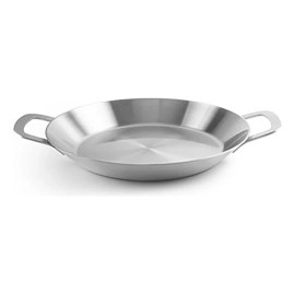 Ibili Paellera Acero Inoxidable + Aluminio Tricapa 42 Cm De Ibili Color Plateado