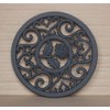 HwaGui Japanese Cast Iron Trivets Round Trivet with Rubber Pegs