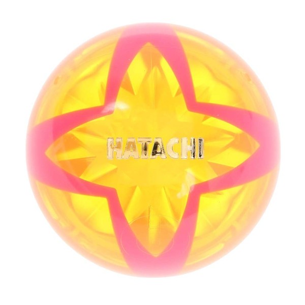 Hatachi BH3806 Ground Golf Ball, Airbraid Meteor, Yellow, Approx. 2.4