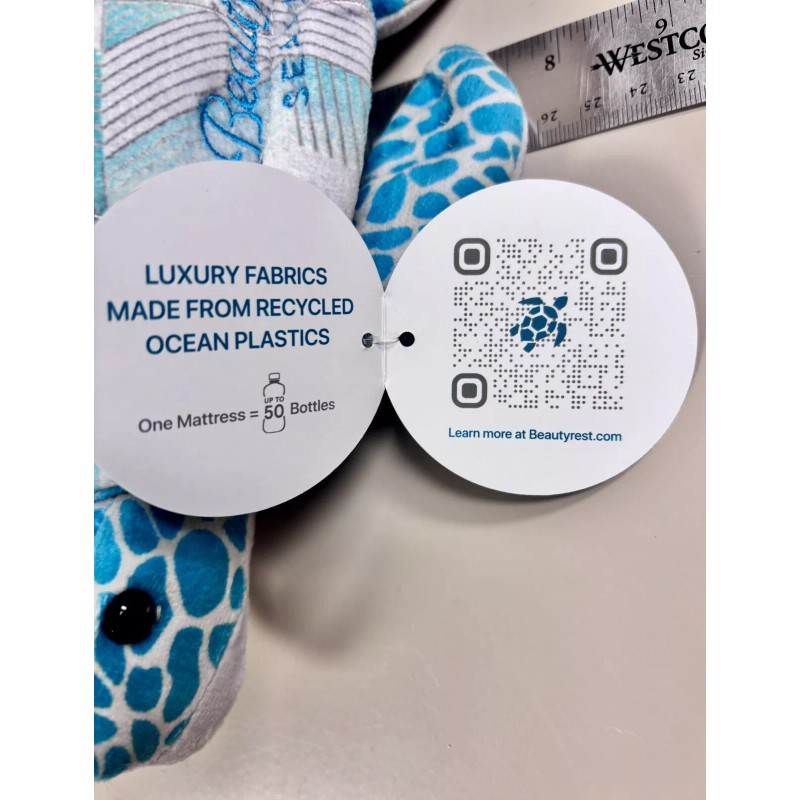 Beautyrest Seaqual Turtle 9” Plushie