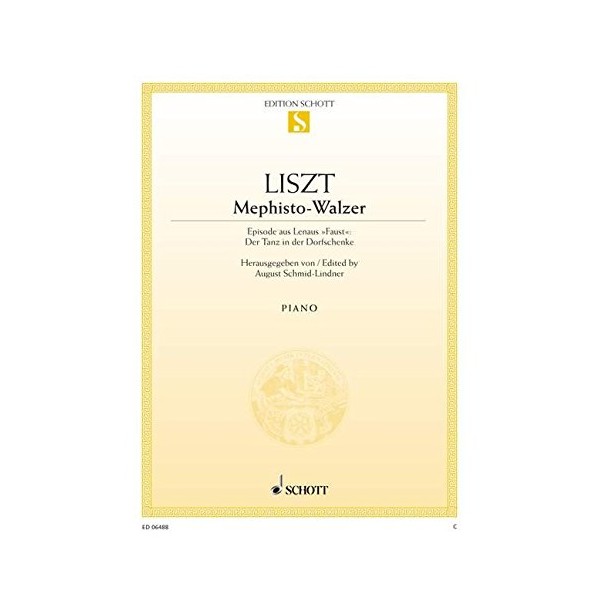 Mephisto Waltz: Episode from Lenau's "Faust": "Der Tanz in der Dorfschenke". piano.