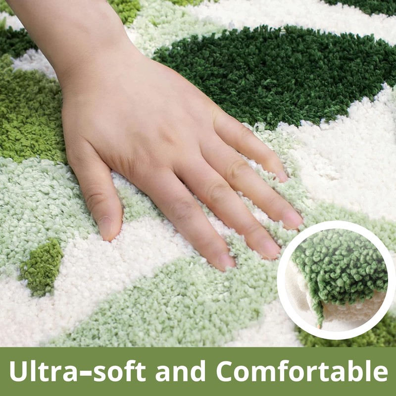 Extra Thick Bath Mat for Bathroom, 18 x 26 in