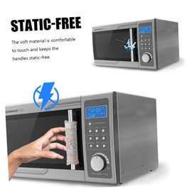 TEHAUX 2pcs Lace Fridge Handle Covers Decorative Door Protector Durable and Washable Prevents Stains Water and Fingerprints Present for Families and Friends